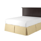 Tailored Bedskirt in Ditsy - Saddle