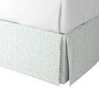 Tailored Bedskirt in Positive Print - Rain