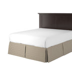 Tailored Bedskirt in Gingham - Chestnut