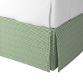 Tailored Bedskirt in Gingham - Fir