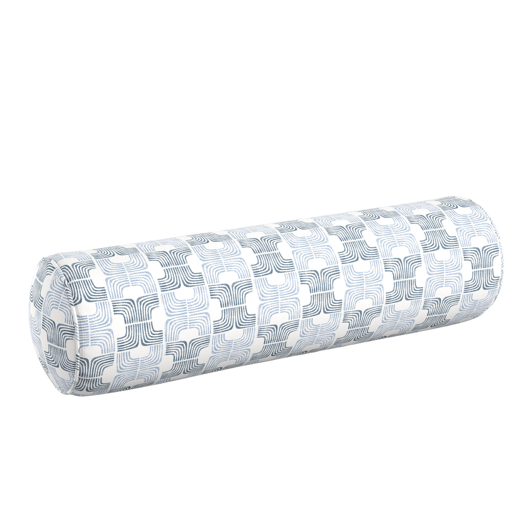 Bolster Pillow in Groovy - Denim