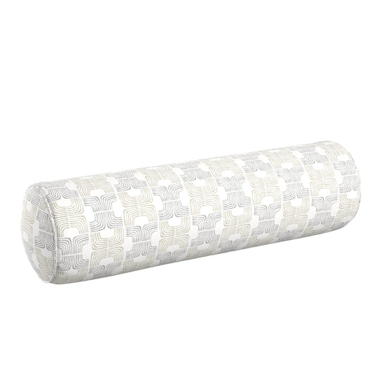 Bolster Pillow in Groovy - Natural