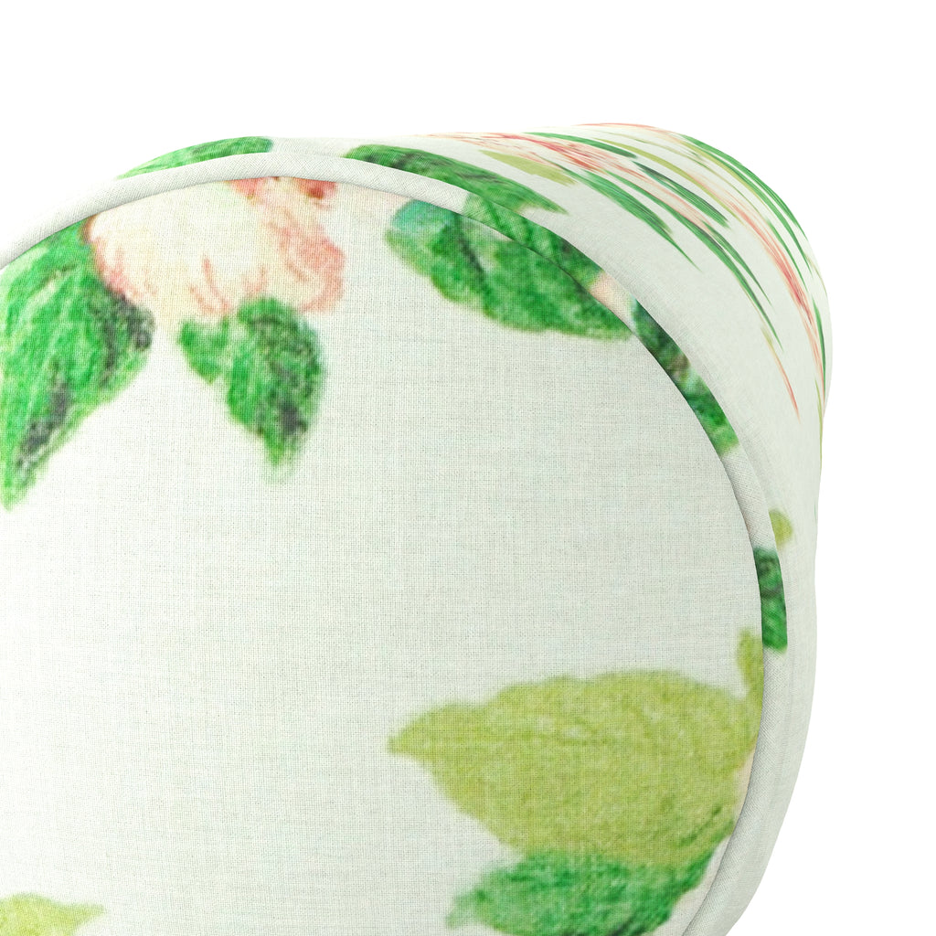 Bolster Pillow in Grandma's Floral - Coral