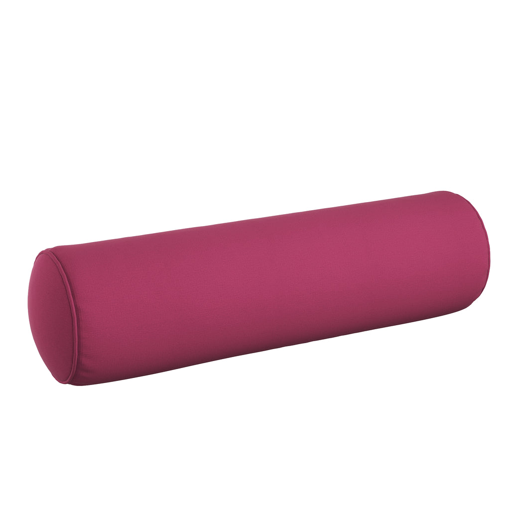 Bolster Pillow in Lush Linen - Beet