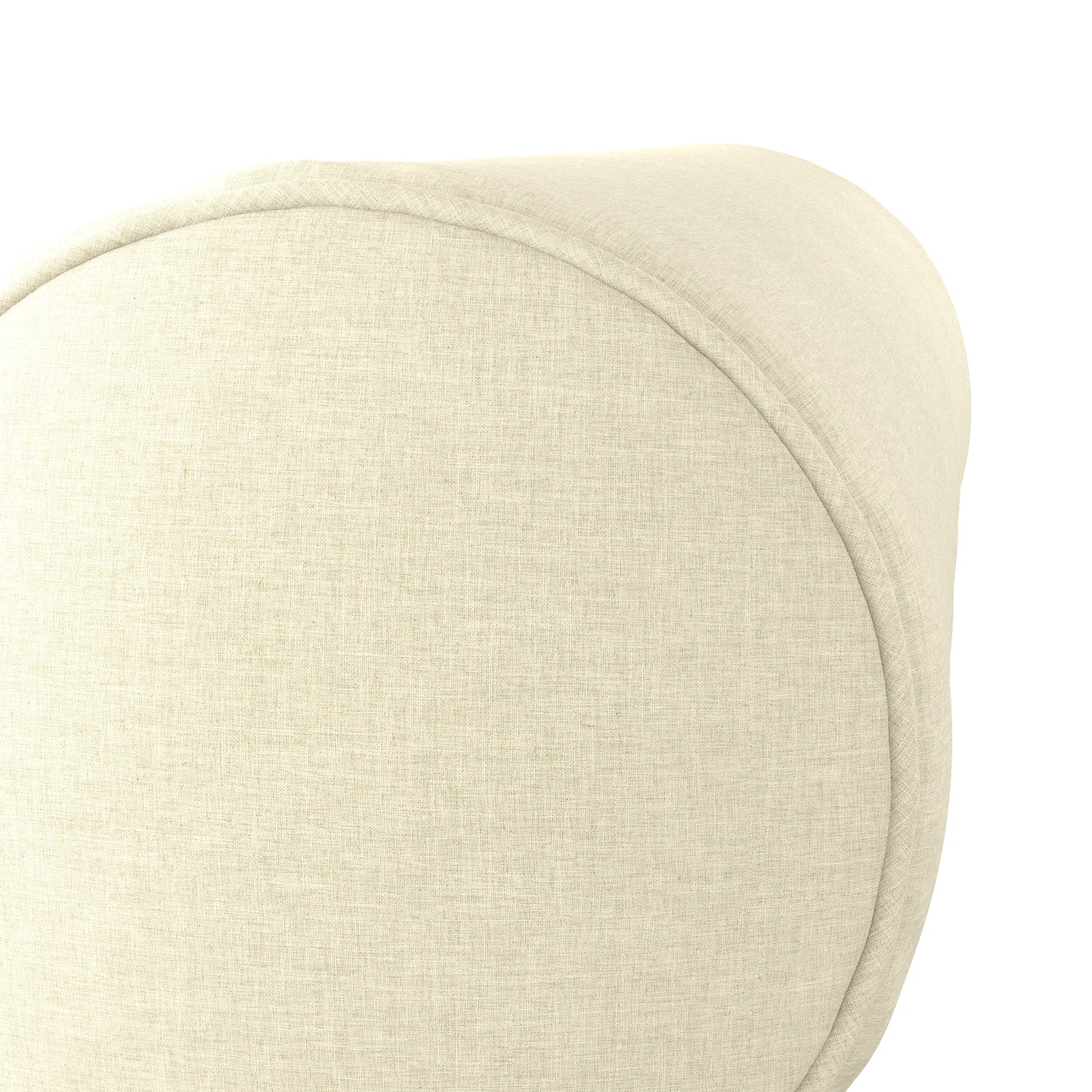 Bolster Pillow in Lush Linen - Mushroom
