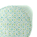 Bolster Pillow in Positive Print - Emerald