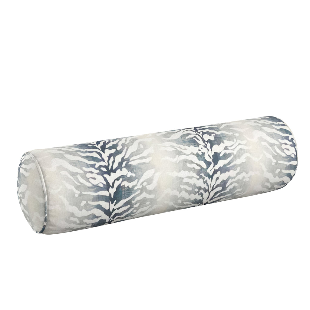 Bolster Pillow in Tiger - Blue