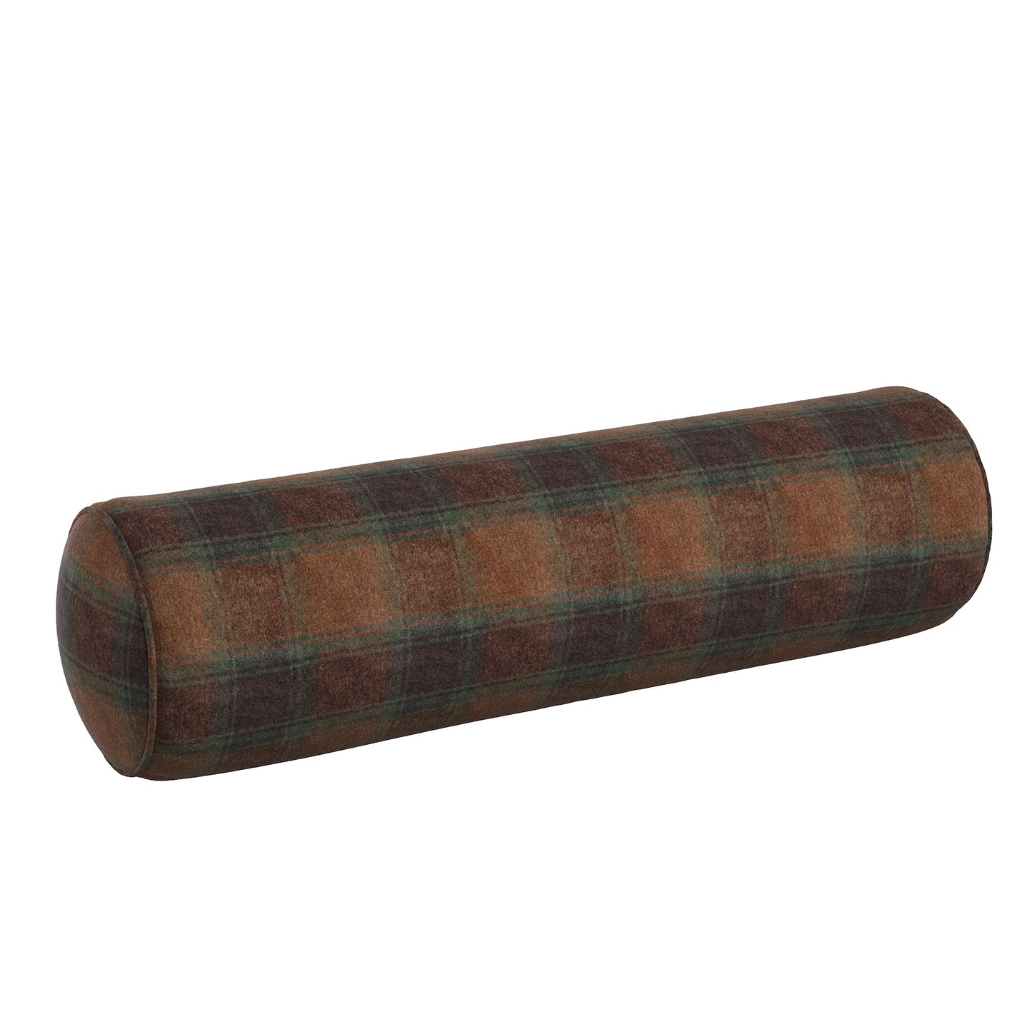 Bolster Pillow in Cozy Cabin - Pumpernickel