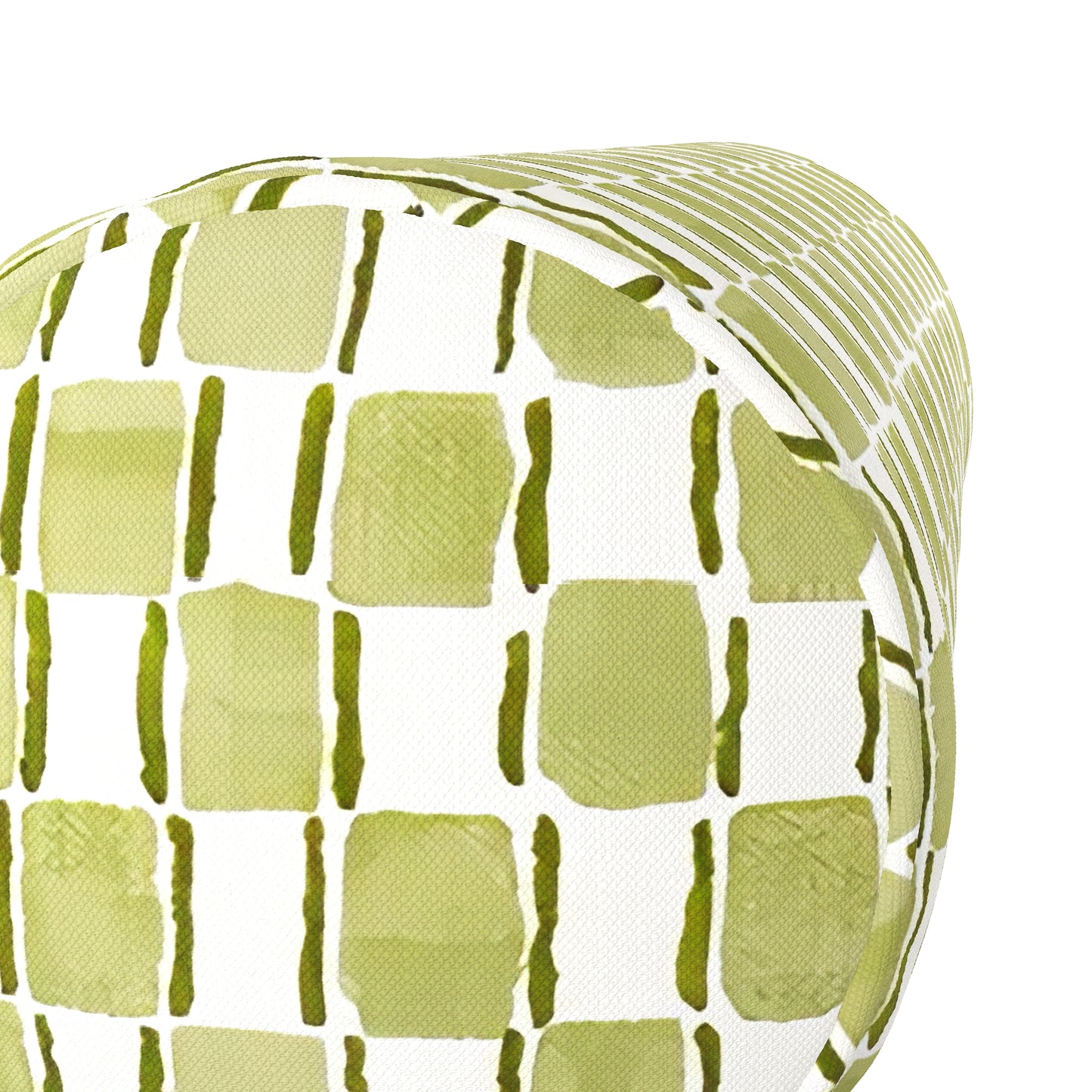 Bolster Pillow in Checking In - Matcha