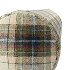 Bolster Pillow in Tartan - Cappuccino