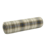 Bolster Pillow in Tartan - Cappuccino