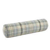 Bolster Pillow in Tartan - Thunder