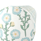 Bolster Pillow in Cottage Flowers - Cool Blue