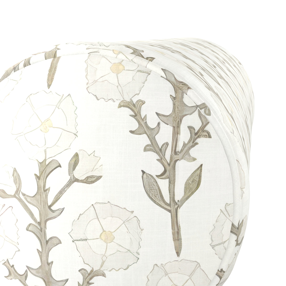 Bolster Pillow in Cottage Flowers - Vanilla
