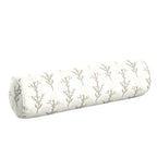 Bolster Pillow in Cottage Flowers - Vanilla