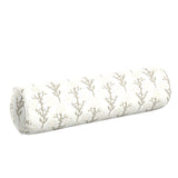 Bolster Pillow in Cottage Flowers - Vanilla