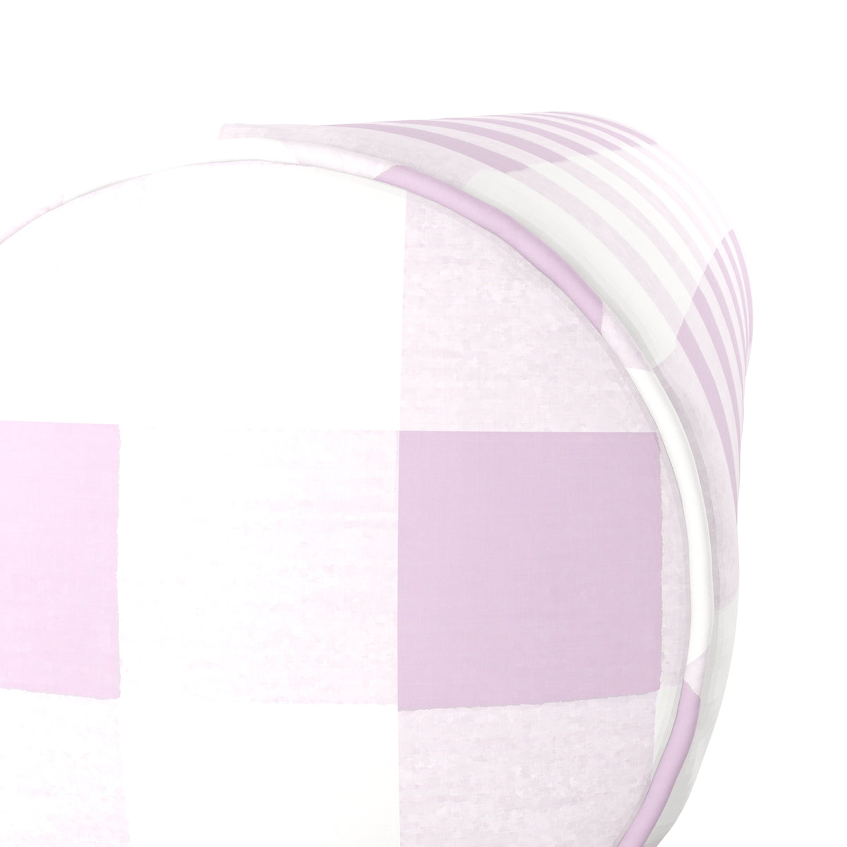 Bolster Pillow in Lilac Buffalo Check