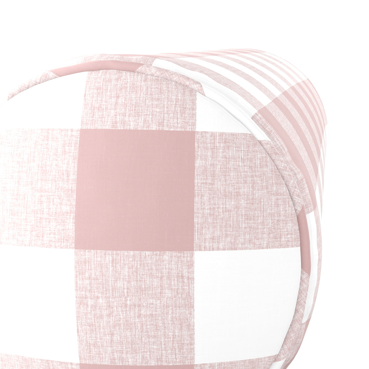 Bolster Pillow in Buffalo Check - Mauve