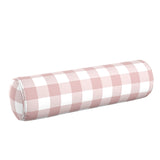 Bolster Pillow in Buffalo Check - Mauve
