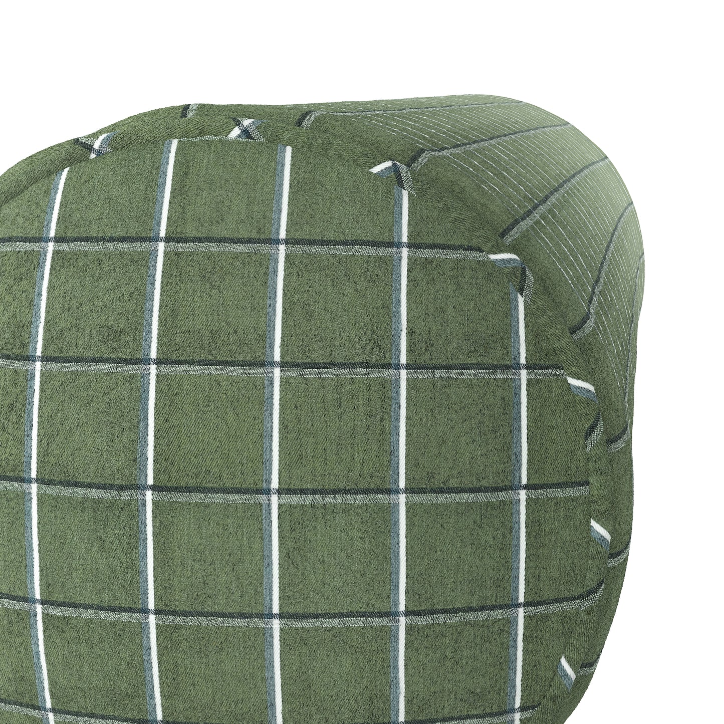 Bolster Pillow in Check With Me - Pine