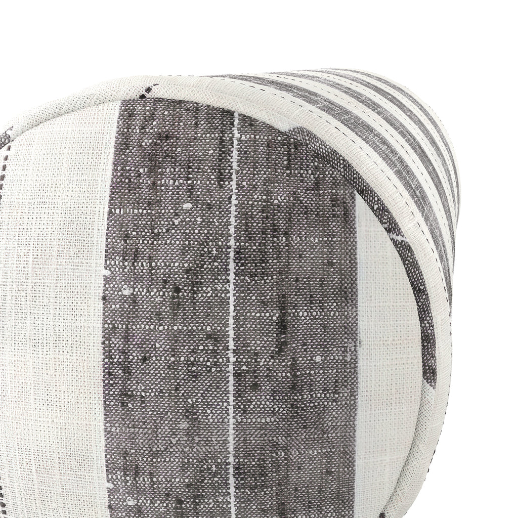 Bolster Pillow in French Laundry Stripe - Midnights