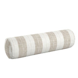 Bolster Pillow in French Laundry Stripe - Champagne