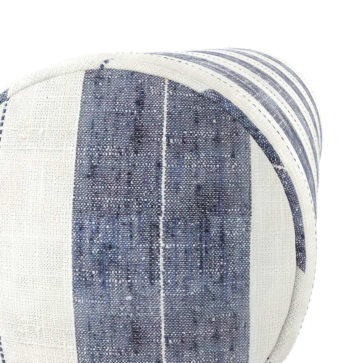Bolster Pillow in French Laundry Stripe - Navy