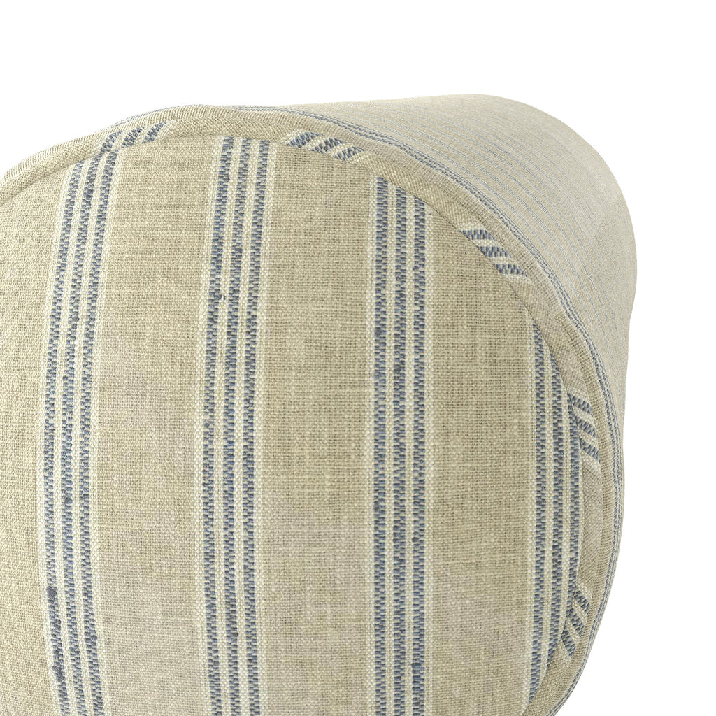 Bolster Pillow in Nautical Stripes - Shoreline
