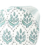 Bolster Pillow in Leaf Me Alone - Minty Blue