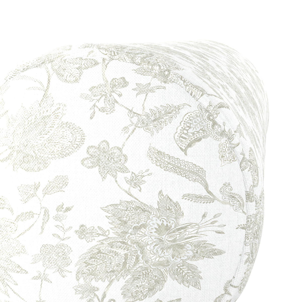 Bolster Pillow in Toile - Rich Cream