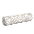 Bolster Pillow in Trellis Like It Is - Beige