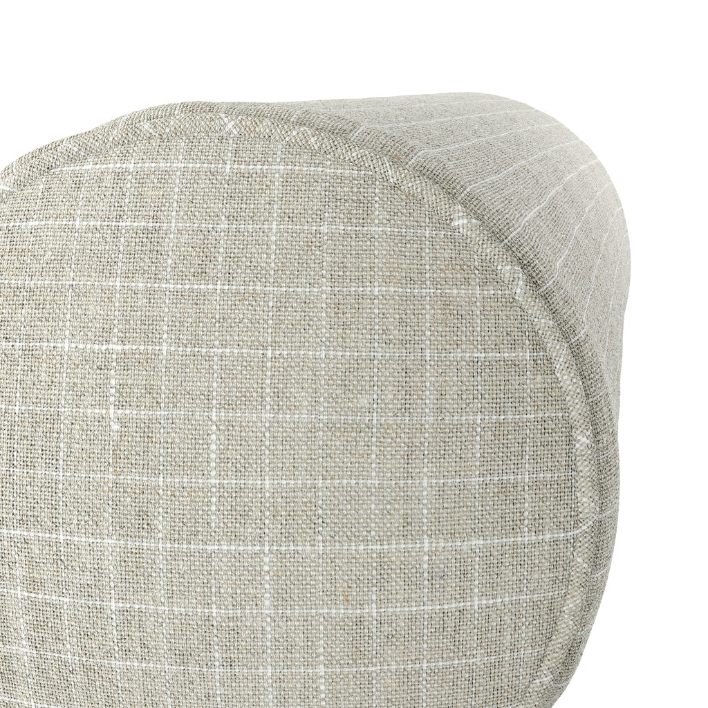 Bolster Pillow in 100% Linen - Hazelnut