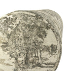 Bolster Pillow in Country Toile - Onyx