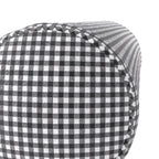 Bolster Pillow in Gingham - Black