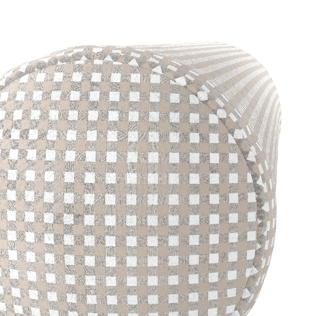 Bolster Pillow in Gingham - Hay