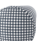 Bolster Pillow in Gingham - Navy