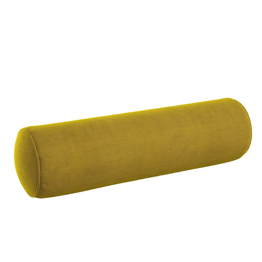 Bolster Pillow in Classic Velvet - Citron