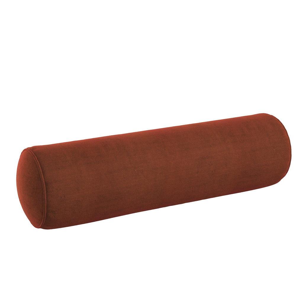 Bolster Pillow in Classic Velvet - Spice