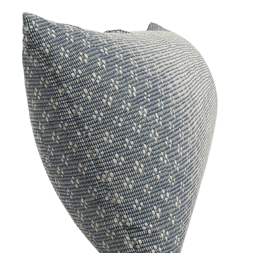 Large Lumbar Pillow in Ditsy - Indigo