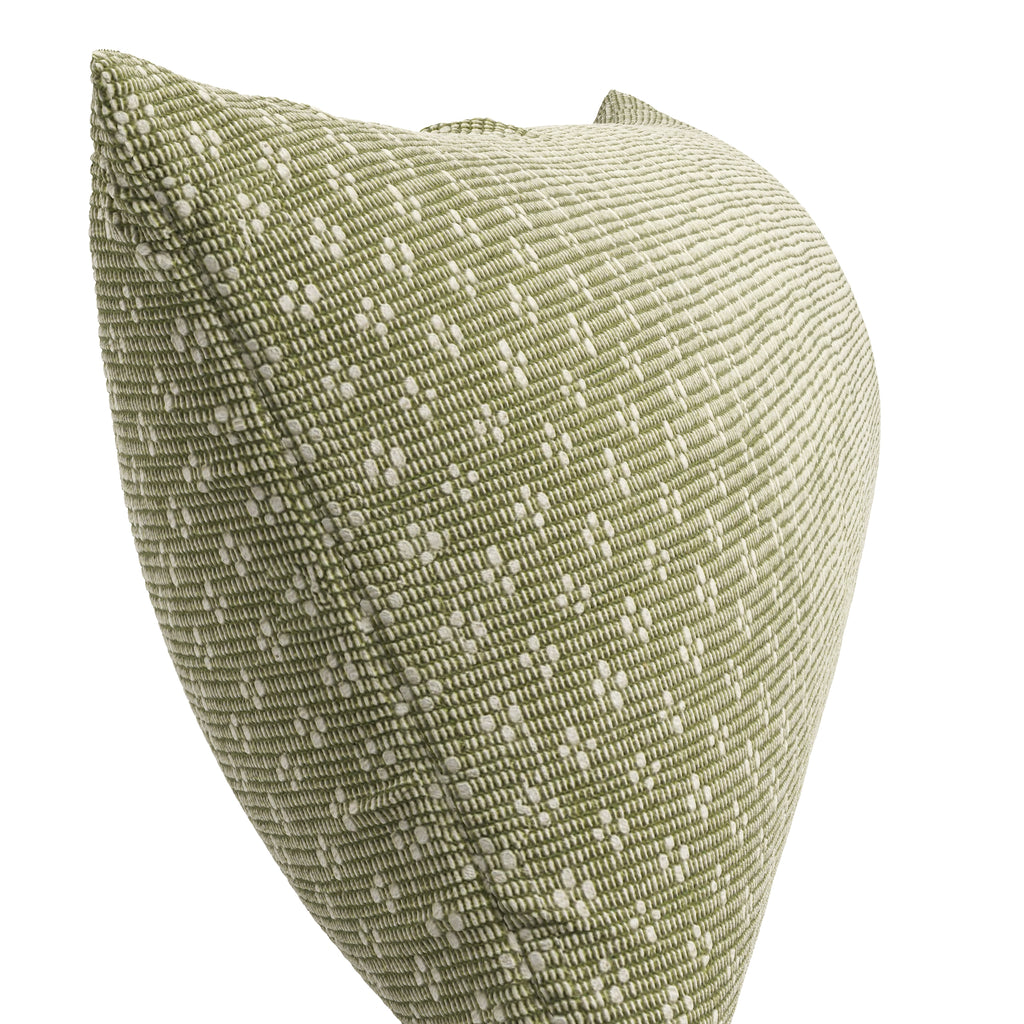 Large Lumbar Pillow in Ditsy - Seaweed