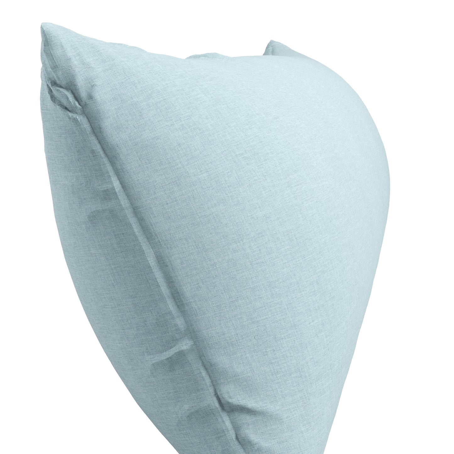 Large Lumbar Pillow in Lush Linen - Breeze