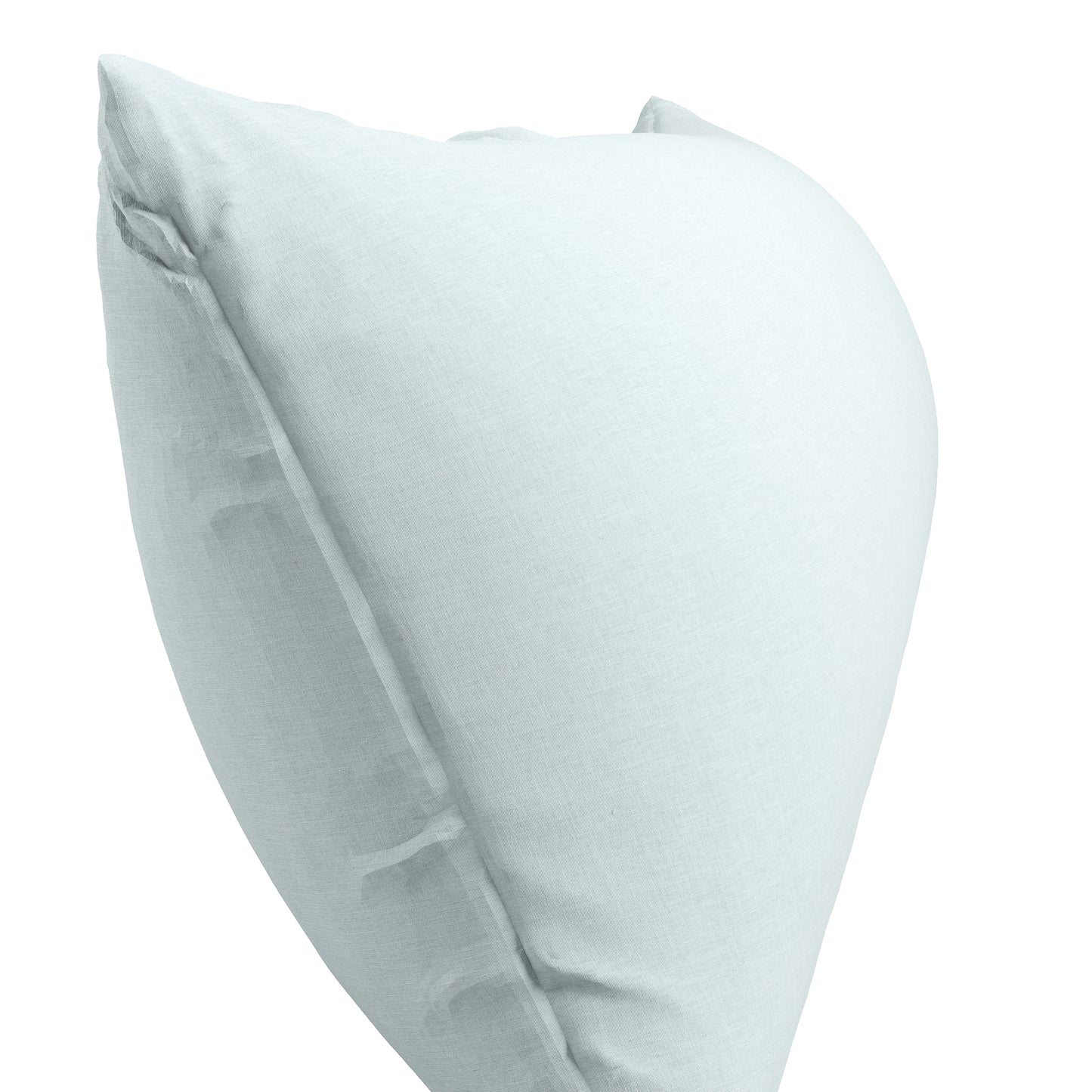 Large Lumbar Pillow in Lush Linen - Ice