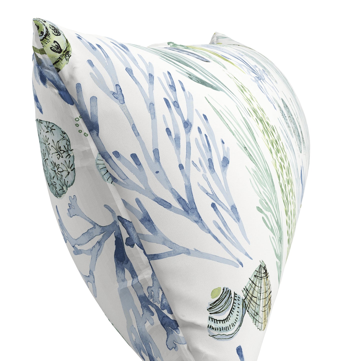 Large Lumbar Pillow in Montauk - Green