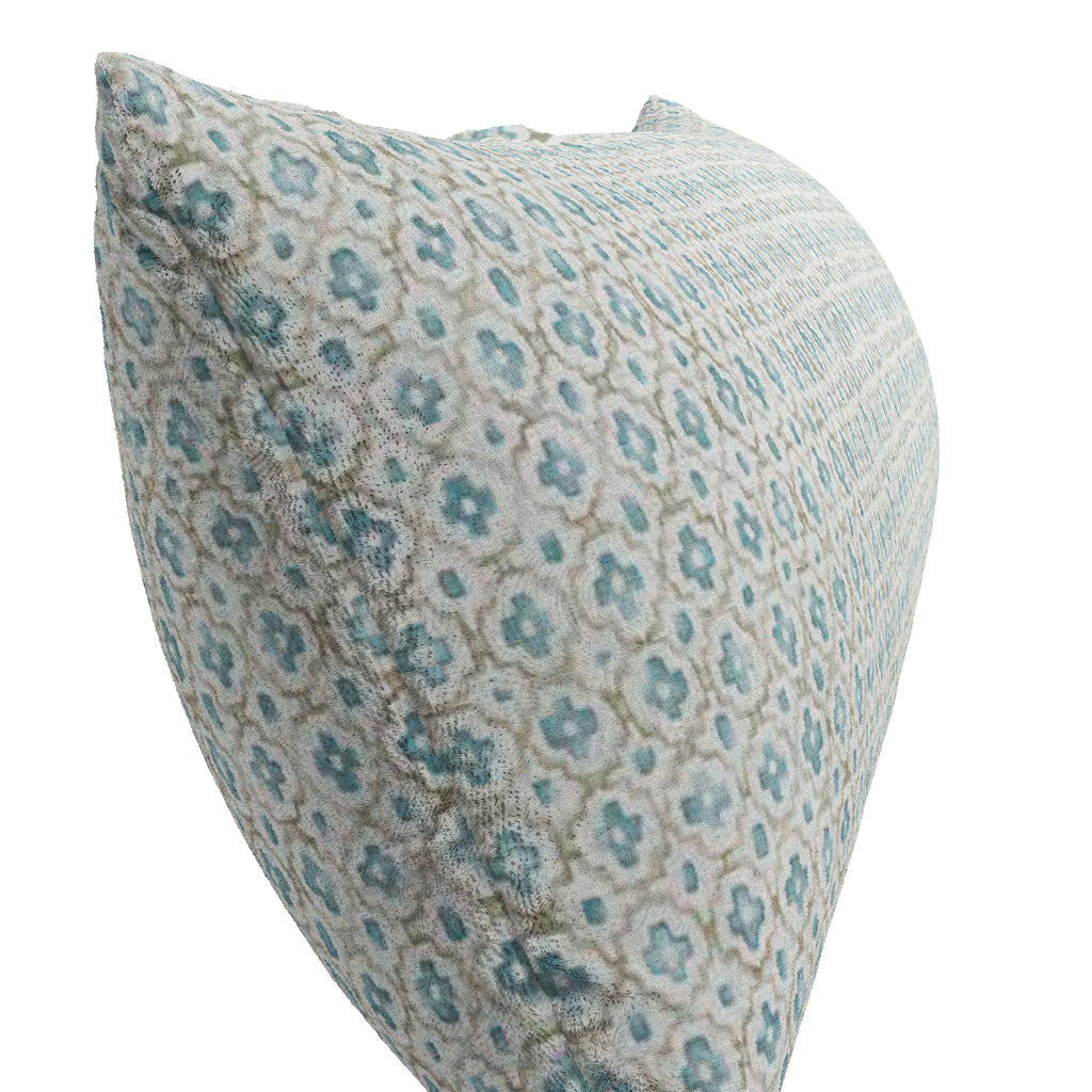 Large Lumbar Pillow in Positive Print - Rain