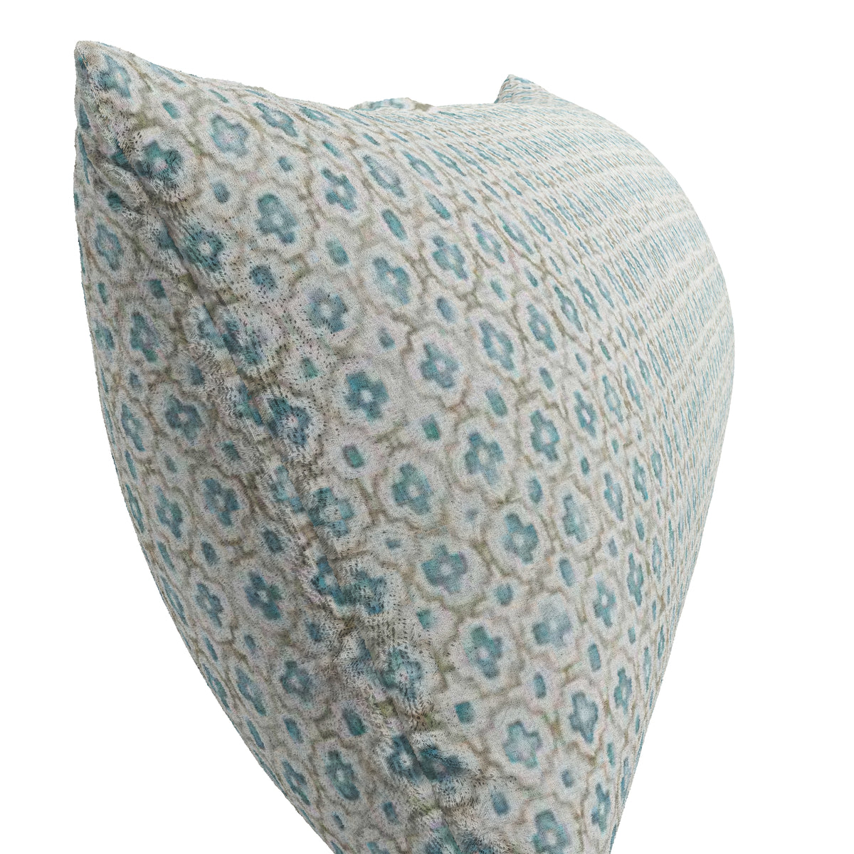 Large Lumbar Pillow in Positive Print - Rain