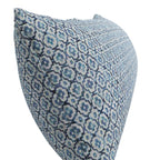 Large Lumbar Pillow in Positive Print - Azure