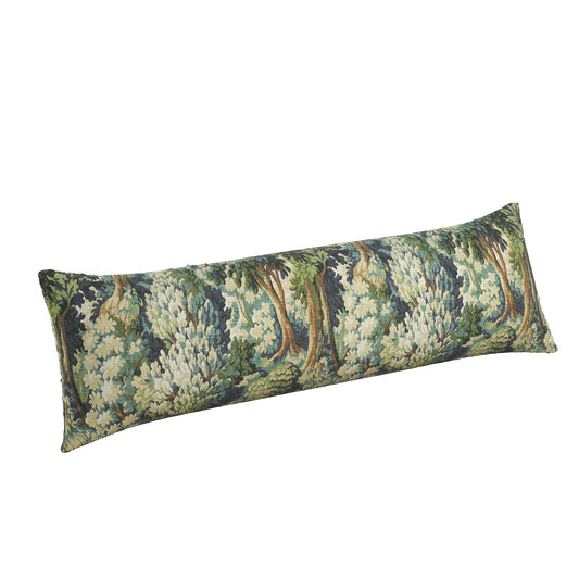 Large Lumbar Pillow in Enchanted Forest - Peridot