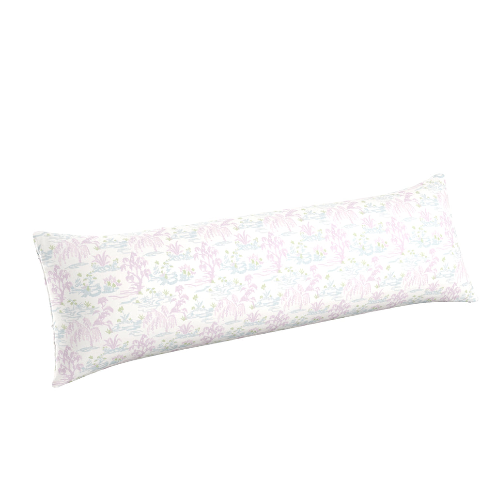 Large Lumbar Pillow in Meadow - Lavender
