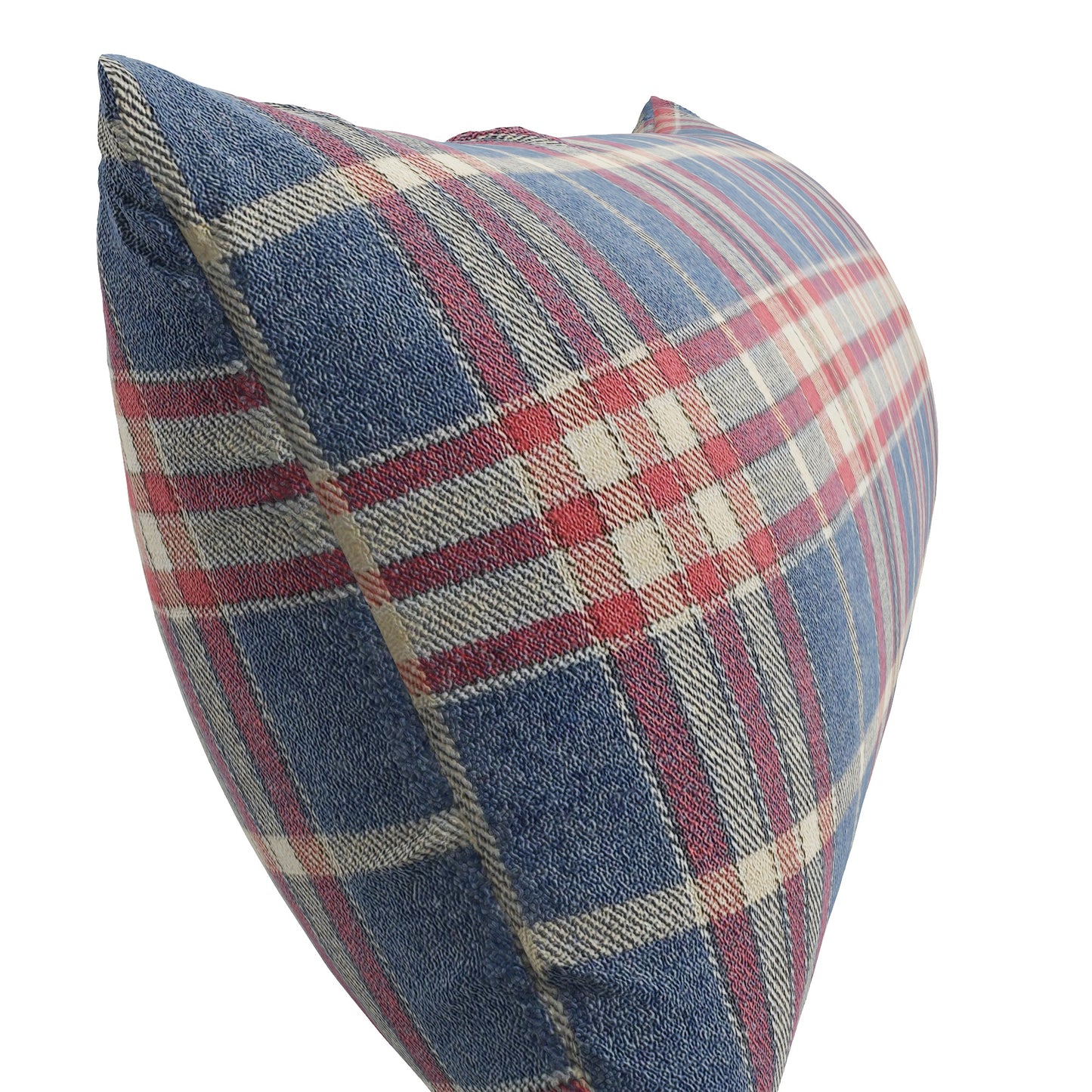 Large Lumbar Pillow in Tartan - Flannel