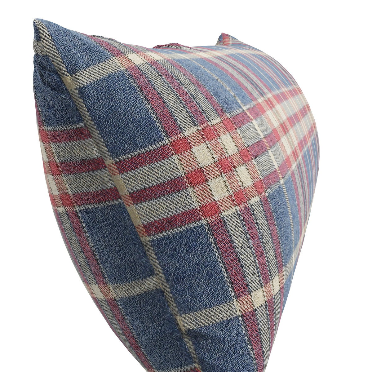 Large Lumbar Pillow in Tartan - Flannel
